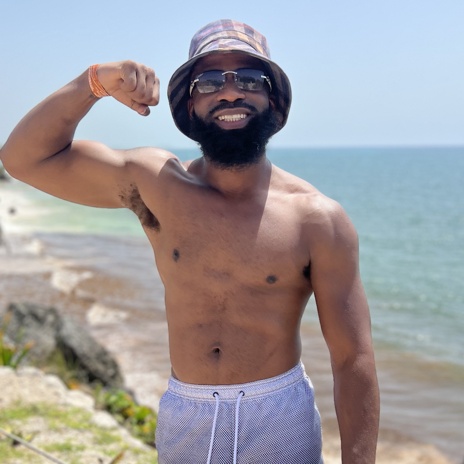 Jay after changing his nutrition and fitness lifestyle