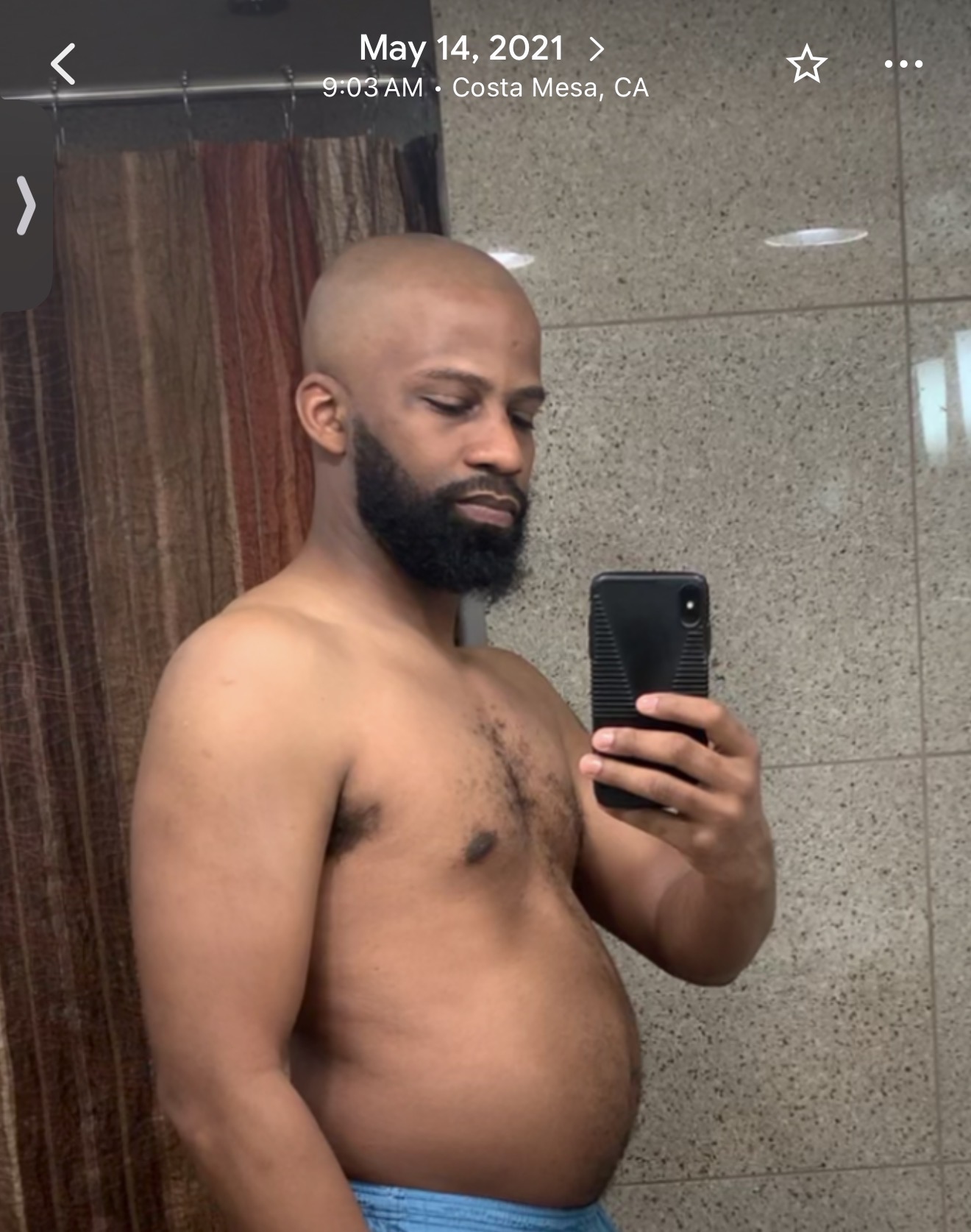 Jay before beginning his health transformation